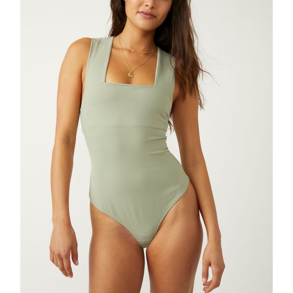 FREE PEOPLE She's So Sleek Bodysuit / Scales